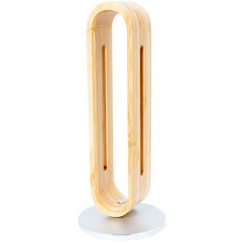 LogiLink Support pour casque audio, marron clair/argent