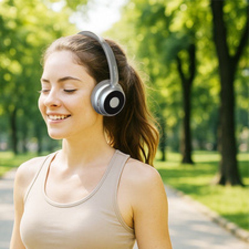 LogiLink Casque audio BT 6.0 AuraSolo, bluetooth, noir