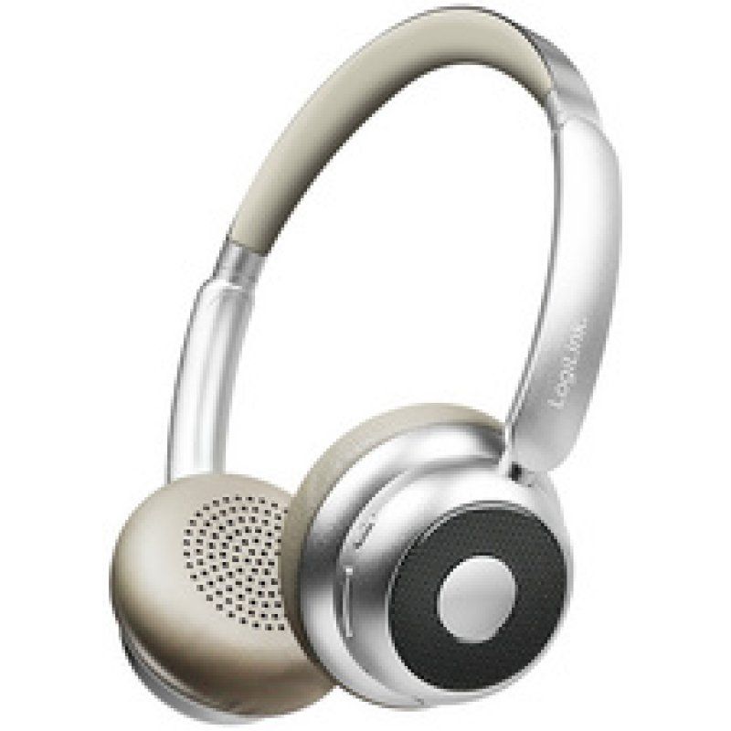 LogiLink Casque audio BT 6.0 AuraSolo, bluetooth, argent