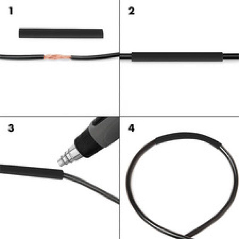 LogiLink Set de gaines thermorétractables, 800 pièces