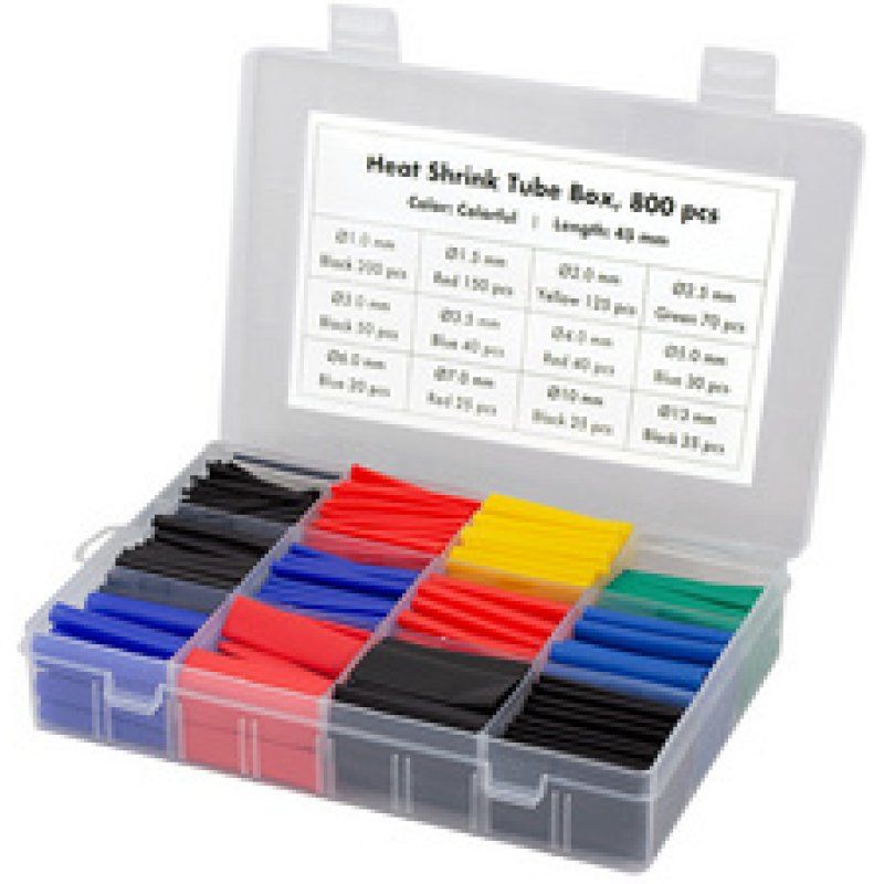 LogiLink Set de gaines thermorétractables, 800 pièces