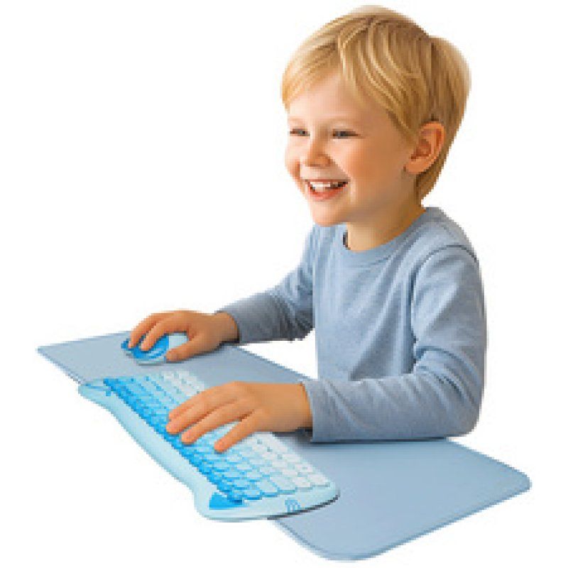 LogiLink Sous-main XXL, (L)700 x (P)300 mm, bleu