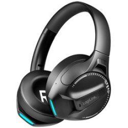 LogiLink Casque gaming BT 6.0 THUNDER BLUE, bluetooth, noir