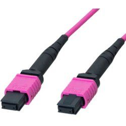 LogiLink Câble patch MPO, 12 fibres, Multimode, OM4, 7,5 m