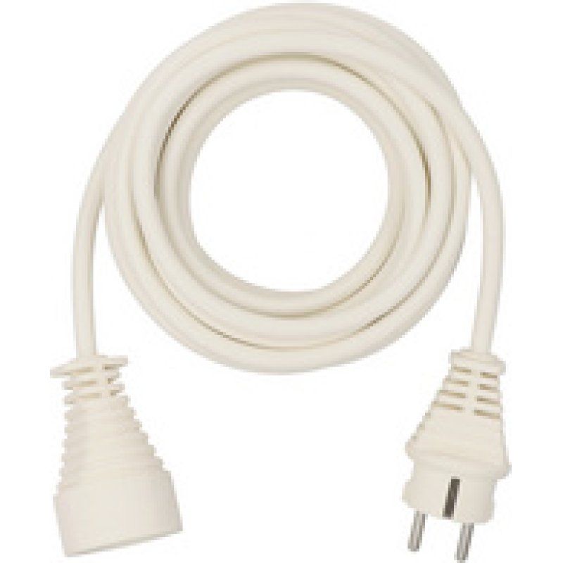 brennenstuhl Rallonge électrique, plastique, blanc, 5 m