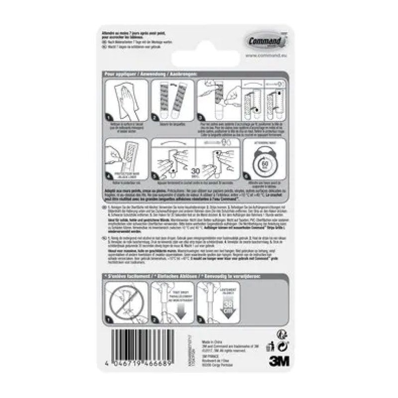 3M Command Indoor Picture hook Silver 2 pc(s)