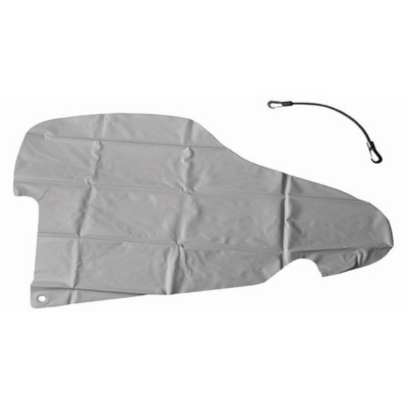 IWH Housse pour barre d'attelage de remorque, gris