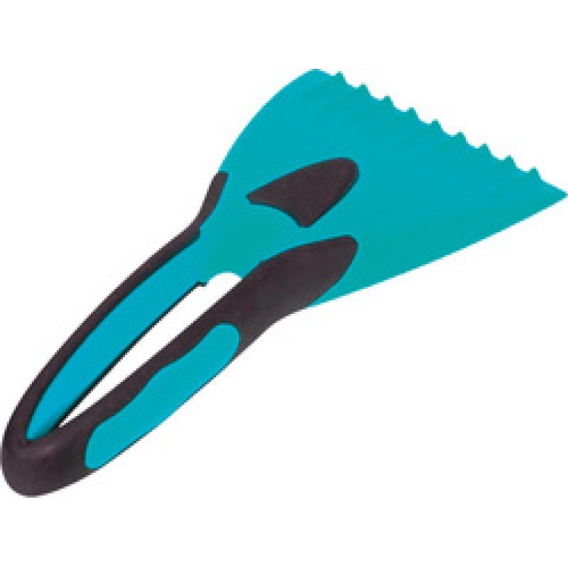 IWH Grattoir 2K avec poignée souple, longueur: 215 mm, bleu