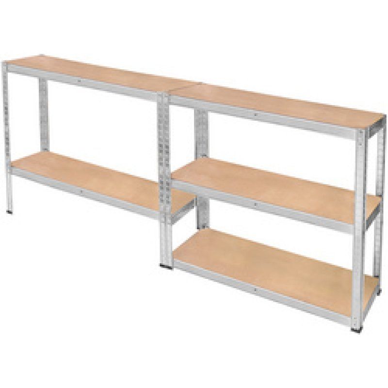 BRÜDER MANNESMANN Étagère pour charges lourdes, pack de 2