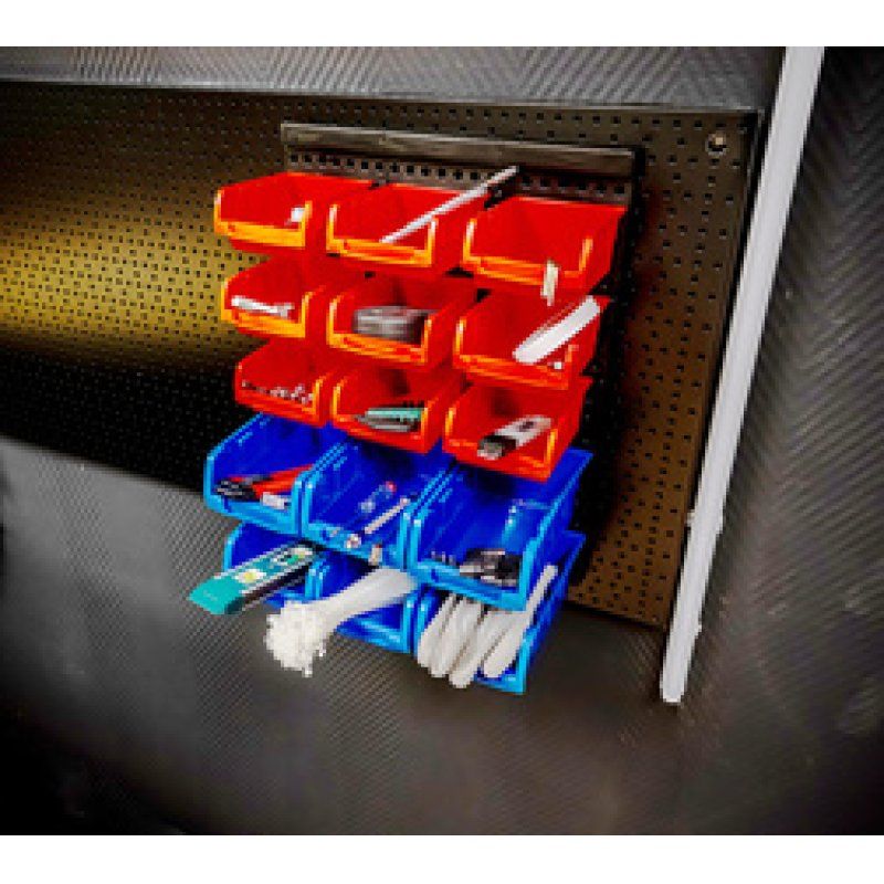 BRÜDER MANNESMANN Kleinteile-Aufbewahrung, 15-teilig