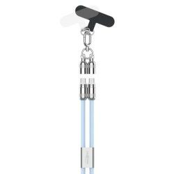 ANSMANN Bandoulière/câble pour smartphone, USB-C, bleu