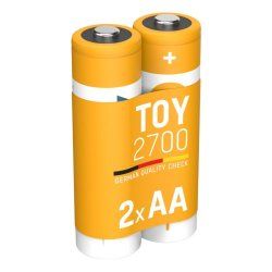 ANSMANN Pile rechargeable NiMH Toy, AA, 2.700 mAh, 2 pièces