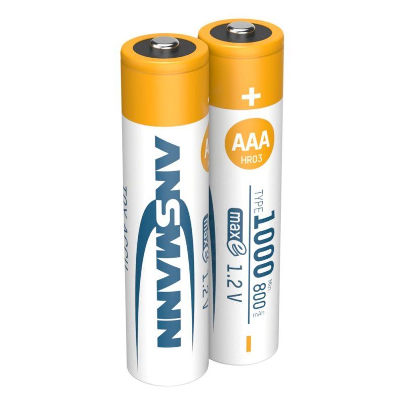 ANSMANN Pile rechargeable NiMH Toy, AAA, 1.000 mAh, 2 pièces