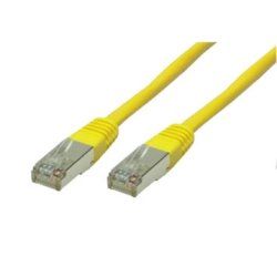 shiverpeaks RJ45/RJ45 Cat6 15m câble de réseau Jaune S/FTP (S-STP)