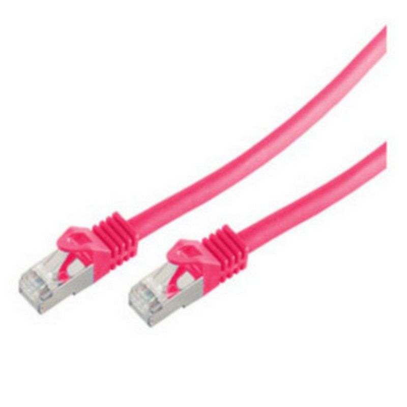 shiverpeaks BS75511-M networking cable Magenta 1 m Cat7 S/FTP (S-STP)