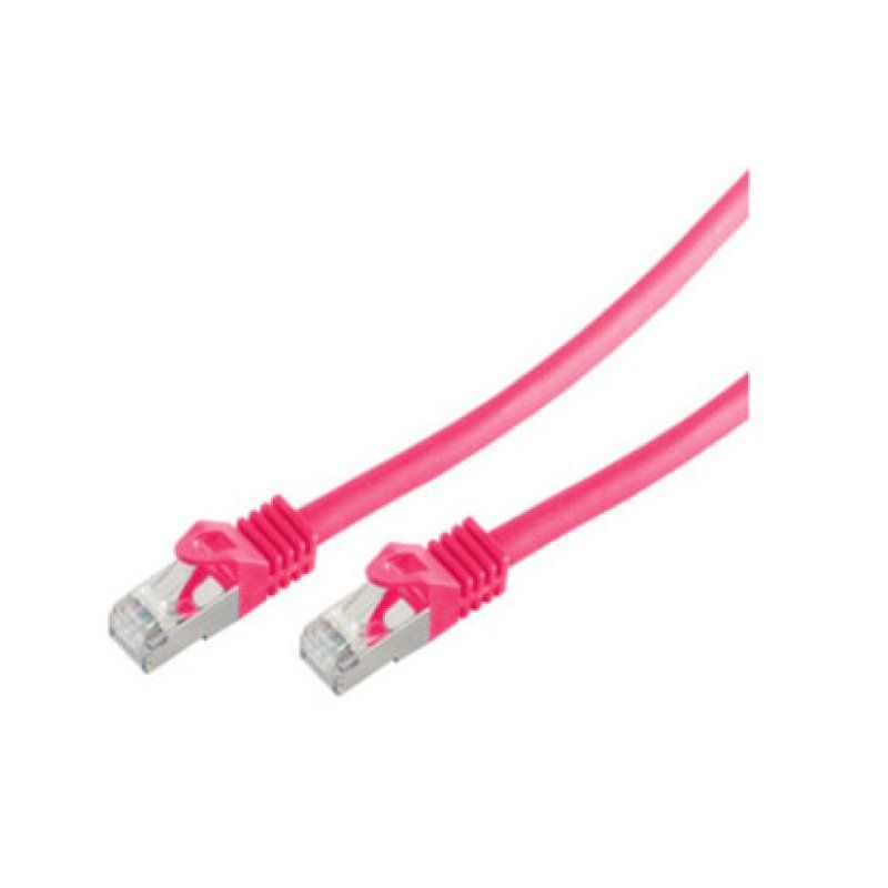 shiverpeaks BS75513-M networking cable Pink 3 m Cat7 S/FTP (S-STP)