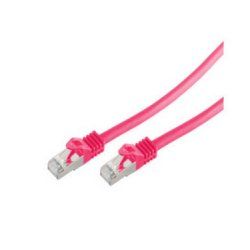 shiverpeaks Câble patch, Cat. 6A, S/FTP, 10,0 m, magenta