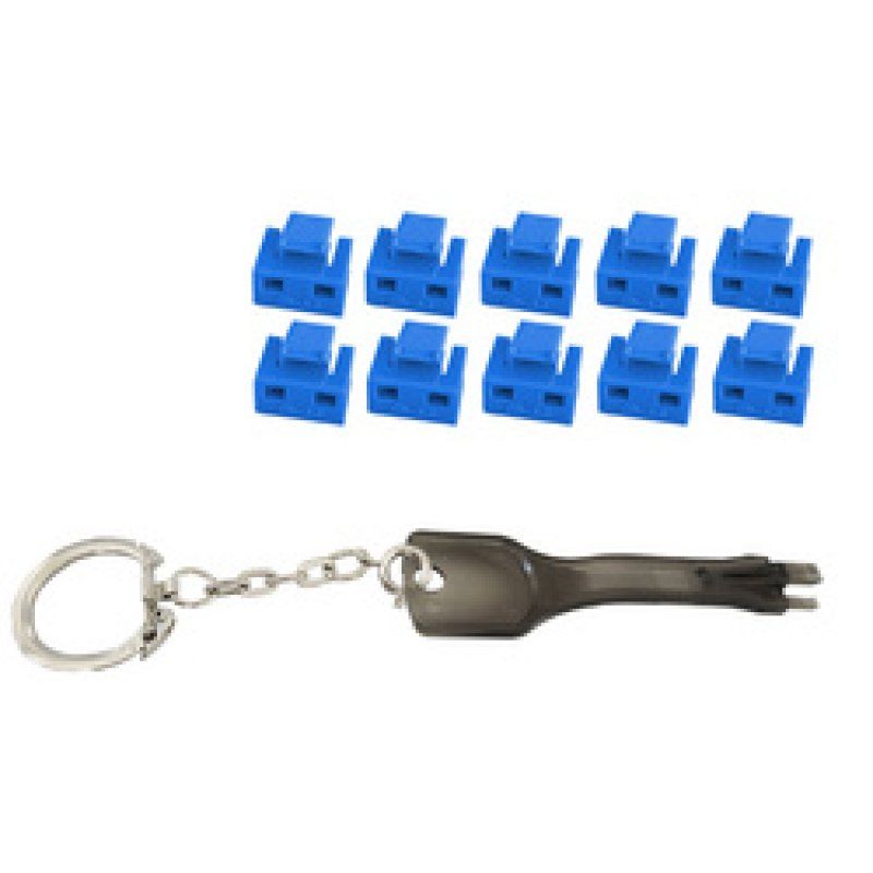 shiverpeaks Bloqueur de port RJ45 avec clé, rouge