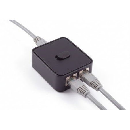 shiverpeaks Commutateur réseau manuel, 3 ports, noir