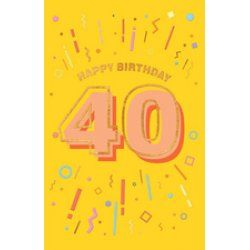 SUSY CARD Geburtstagskarte "Zahlen" - 50. Geburtstag