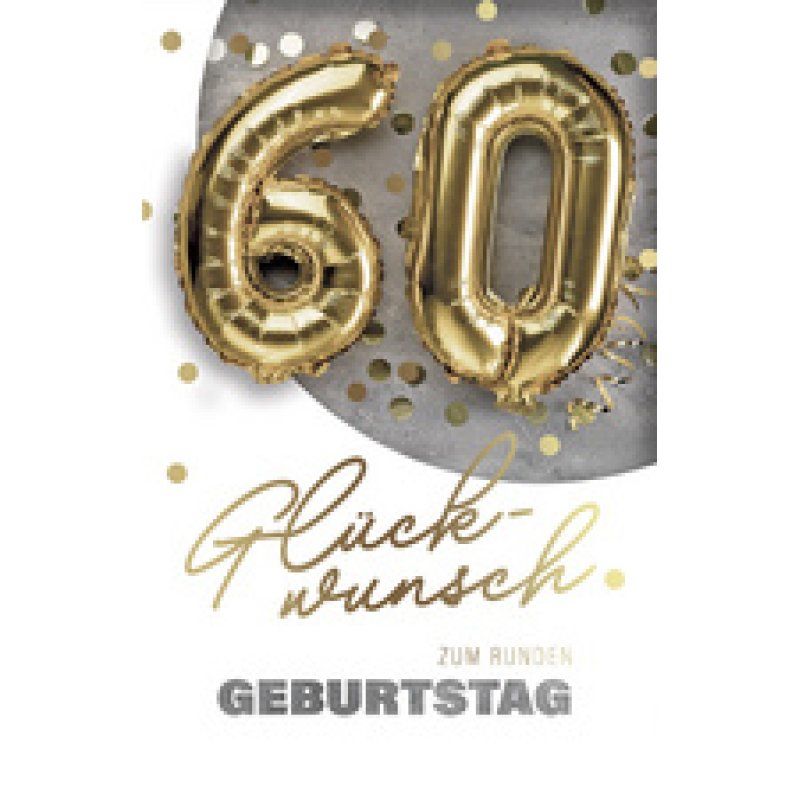 SUSY CARD Geburtstagskarte "Folienballons" - 30. Geburtstag