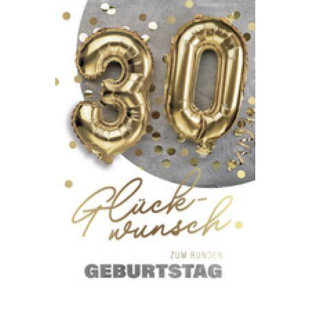 SUSY CARD Geburtstagskarte "Folienballons" - 50. Geburtstag