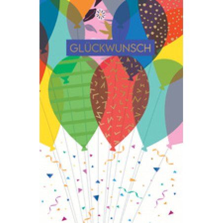 SUSY CARD Geburtstagskarte "Wishes"