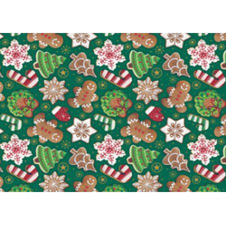 SUSY CARD Papier cadeau de Noël "sucre d'orge"