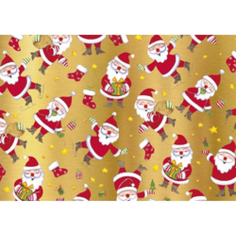 SUSY CARD Papier cadeau de Noël "étoiles multicolores"