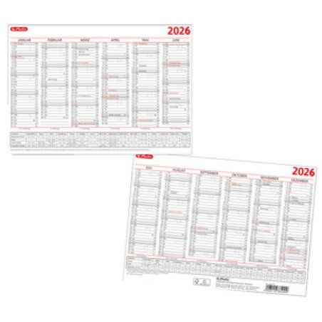 herlitz Tafelkalender 2026, DIN A5