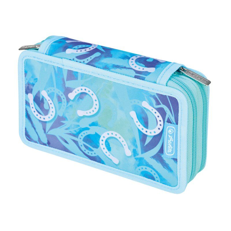 herlitz Étui scolaire double "Lucky Horse", 23 pièces