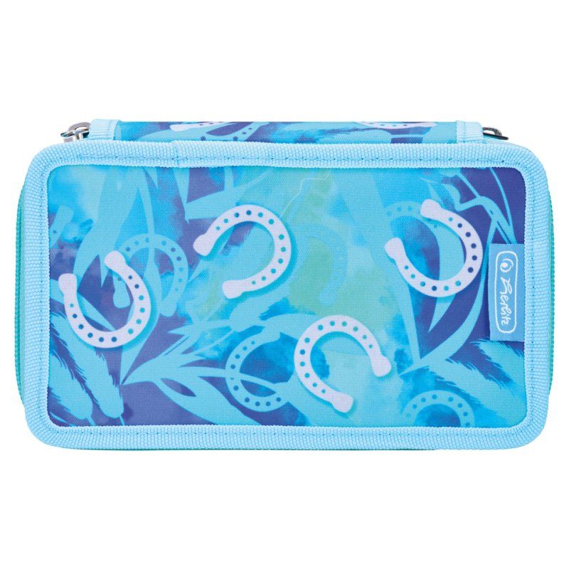 herlitz Étui scolaire double "Lucky Horse", 23 pièces