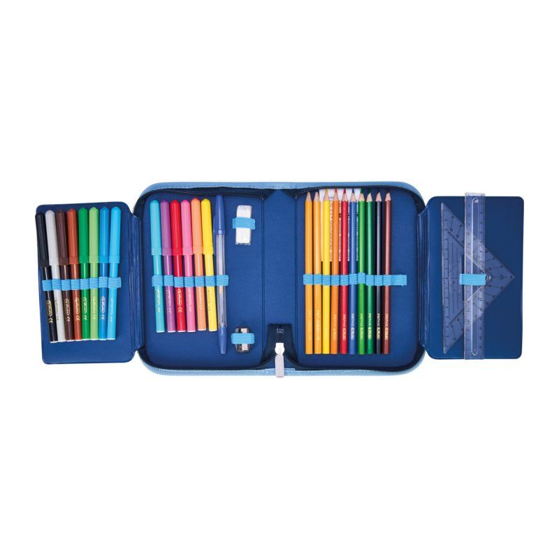 herlitz Étui scolaire "Cosmic Explorer", 31 pièces