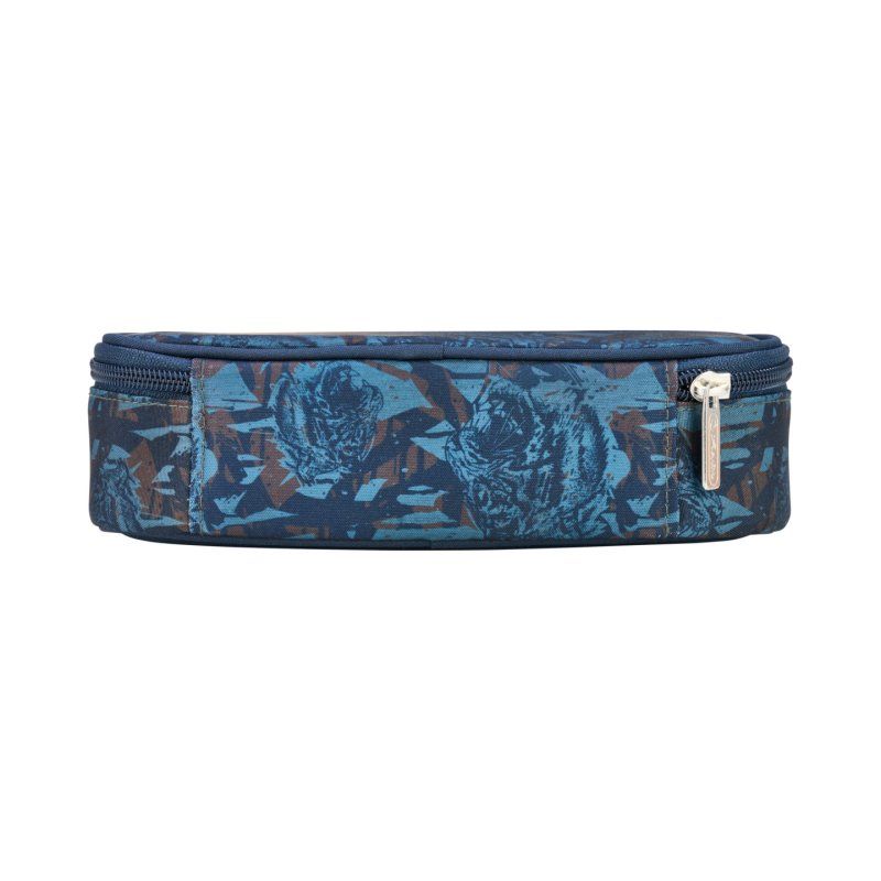 Herlitz beatBox Camo Tiger Soft pencil case Polyester Blue, Dark Blue