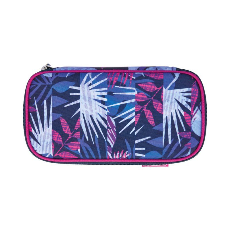Herlitz beatBox Indigo Flower Soft pencil case Polyester Blue, Purple