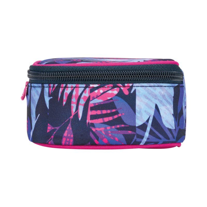 Herlitz beatBox Indigo Flower Trousse à crayons Polyester Bleu, Violet