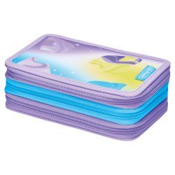 herlitz Étui scolaire triple "Little Monster", 31 pièces