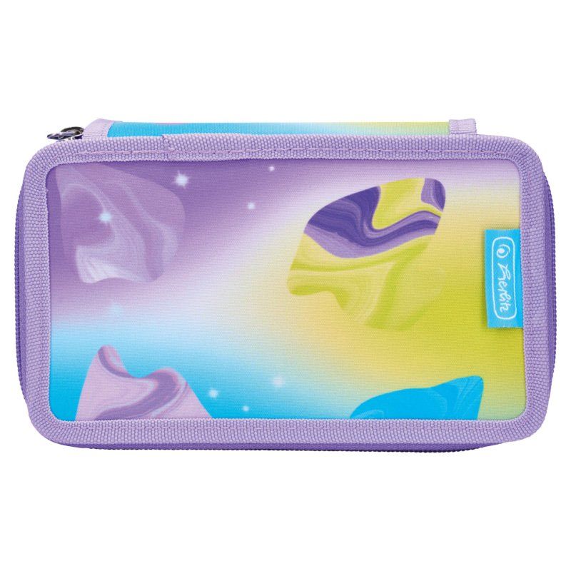 herlitz Étui scolaire triple "Little Monster", 31 pièces