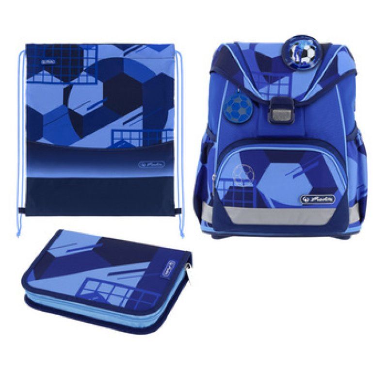herlitz Schulranzen UltraLight Plus "Blue Goal"