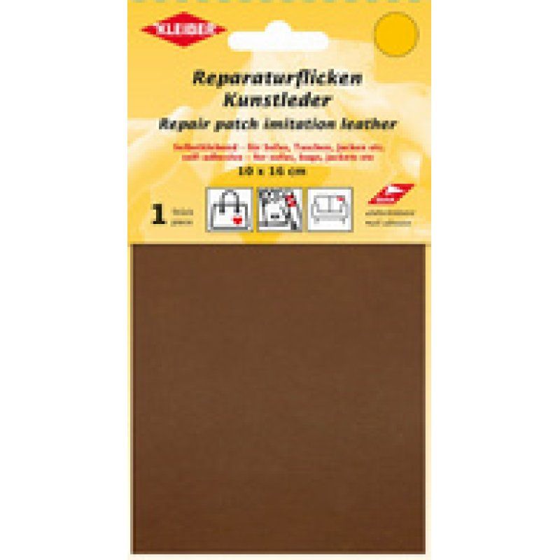 KLEIBER Pièce de réparation, similicuir, autocollant, beige