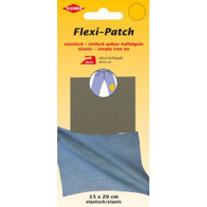 KLEIBER Patch thermocollant, repassage extérieur, bleu foncé