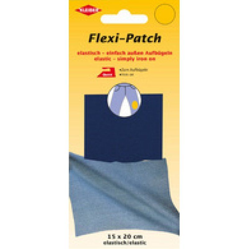 KLEIBER Patch thermocollant, repassage extérieur, jean clair