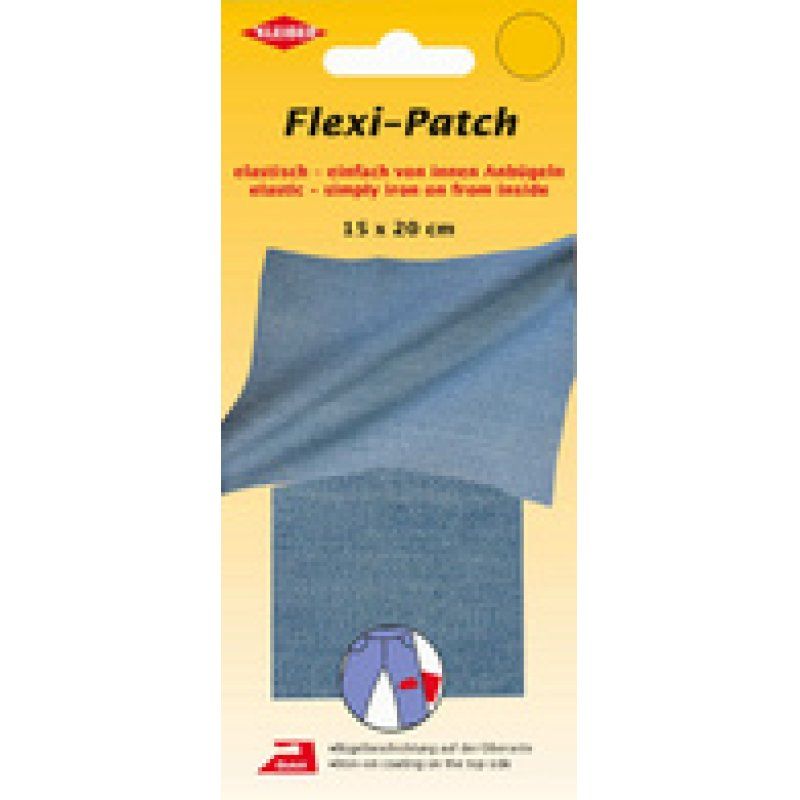 KLEIBER Patch thermocollant, repassage intérieur, jean foncé