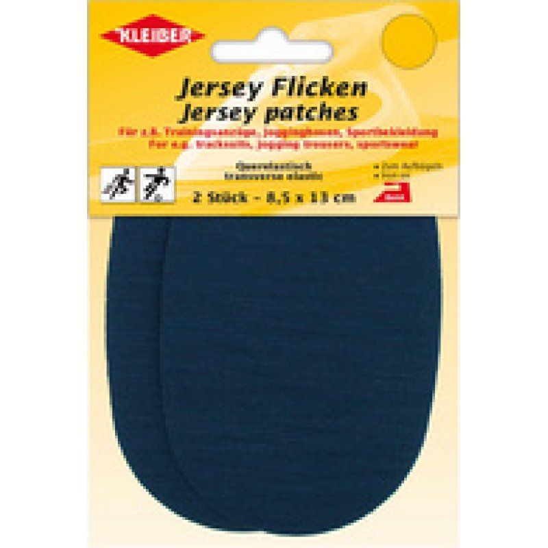 KLEIBER Patch thermocollant jersey, gris clair chiné