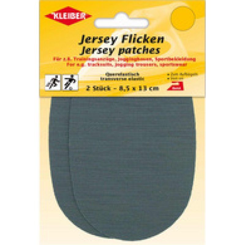 KLEIBER Patch thermocollant jersey, bleu foncé