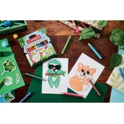 STABILO Crayon de couleur Trio Animal Vibes, étui de 12