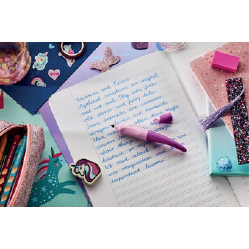 STABILO Stylo roller EASYoriginal 3D DreamWorld, rose