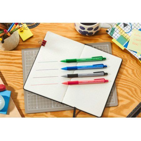 STABILO Stylo à bille rétractable pointball colorful, rouge