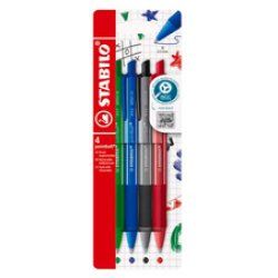 STABILO Stylo bille rétractable pointball colorful, 4 pièces