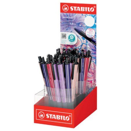 STABILO Druckkugelschreiber pointball NatureCOLORS, Display